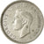 Moneta, Gran Bretagna, George VI, 6 Pence, 1945, BB, Argento, KM:852