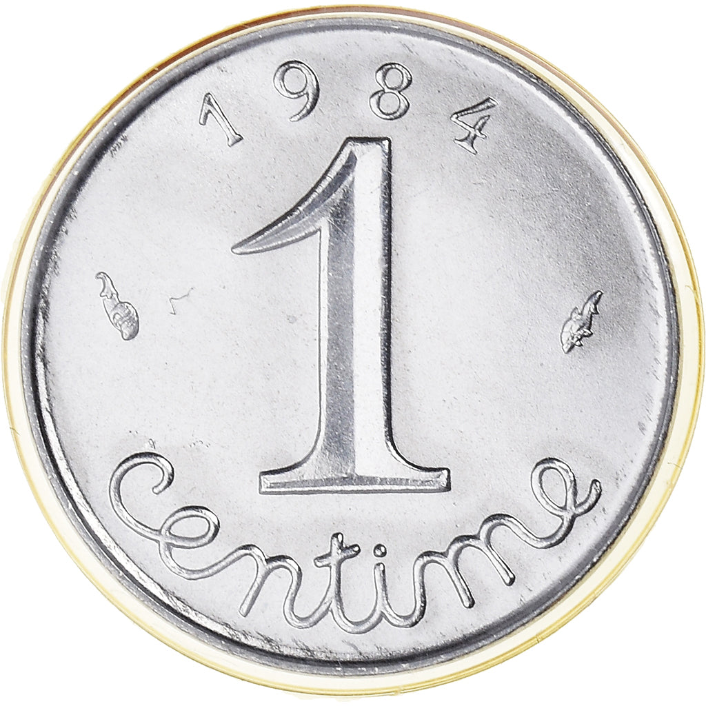 Coin, France, Épi, Centime, 1984, Paris, FDC, MS(65-70), Stainless Steel