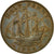 Coin, Great Britain, Elizabeth II, 1/2 Penny, 1954, EF(40-45), Bronze, KM:896