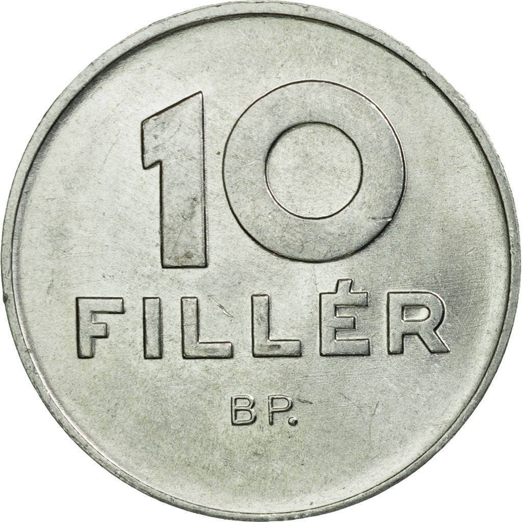 Coin, Hungary, 10 Filler, 1978, Budapest, AU(55-58), Aluminum, KM:572