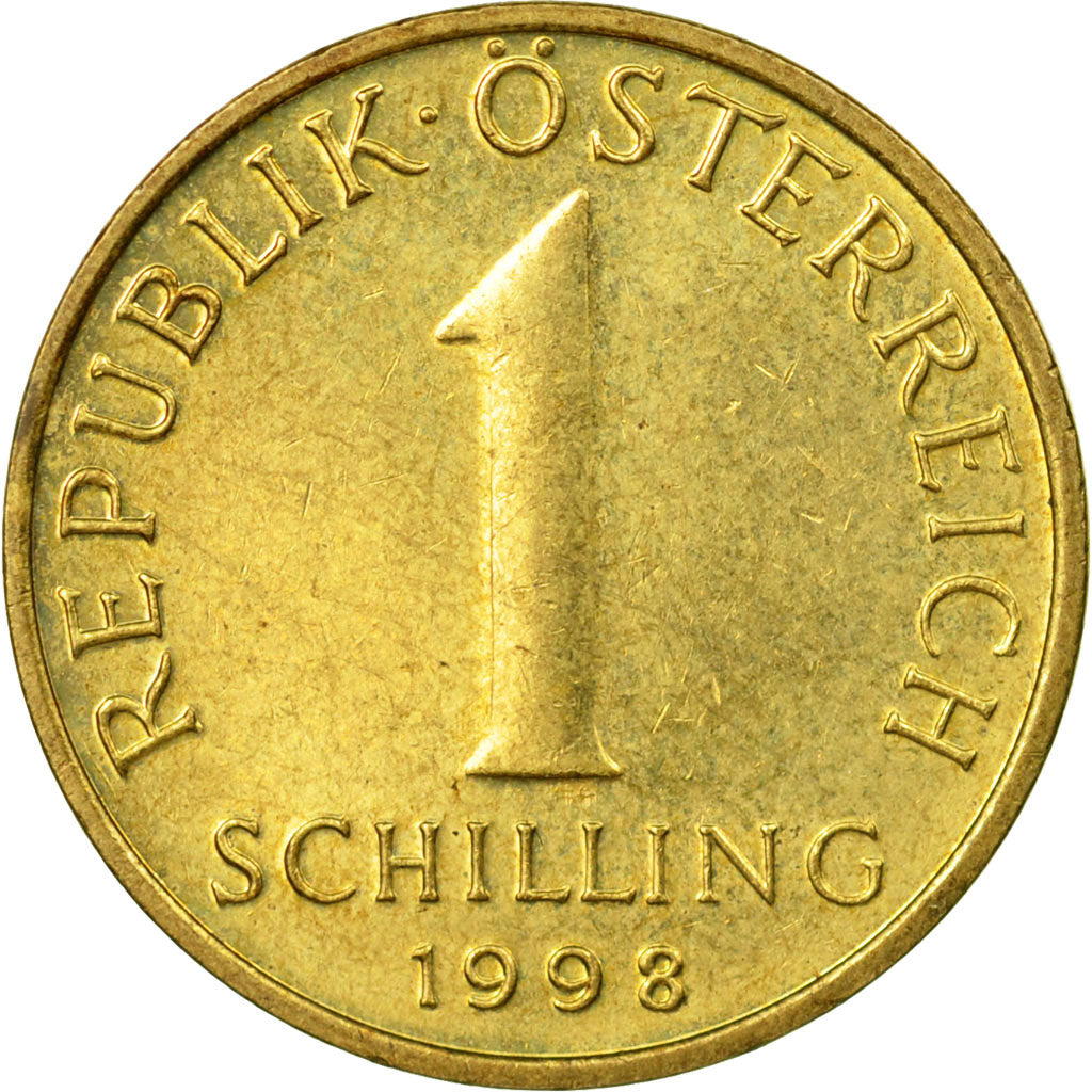 Coin, Austria, Schilling, 1998, EF(40-45), Aluminum-Bronze, KM:2886
