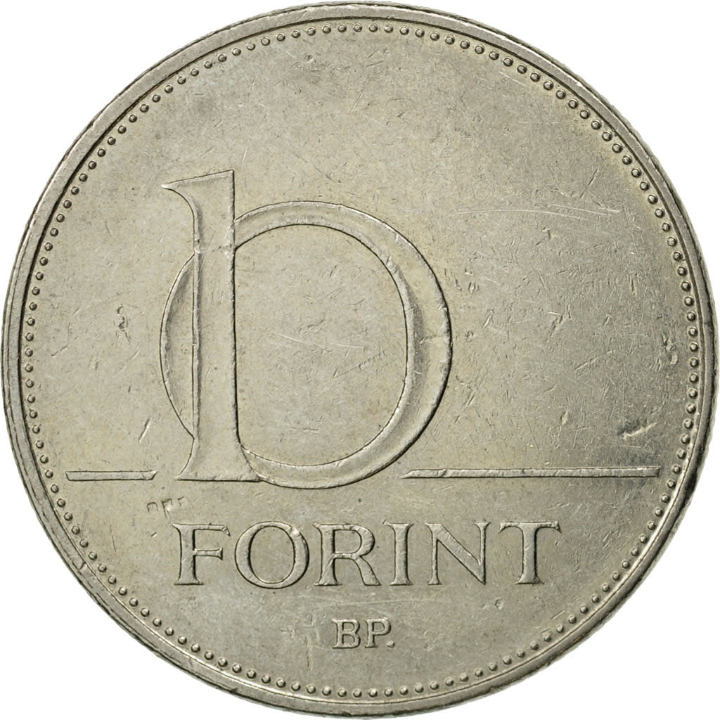Monnaie, Hongrie, 10 Forint, 2007, TTB, Copper-nickel, KM:695