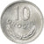 Coin, Poland, 10 Groszy, 1974, Warsaw, AU(55-58), Aluminum, KM:AA47