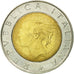 Munten, Italië, 500 Lire, 1998, Rome, ZF, Bi-Metallic, KM:193