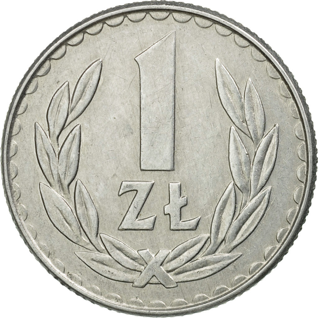 Münze, Polen, Zloty, 1987, Warsaw, SS+, Aluminium, KM:49.2