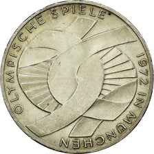 Coin, GERMANY - FEDERAL REPUBLIC, 10 Mark, 1972, Munich, AU(55-58), Silver