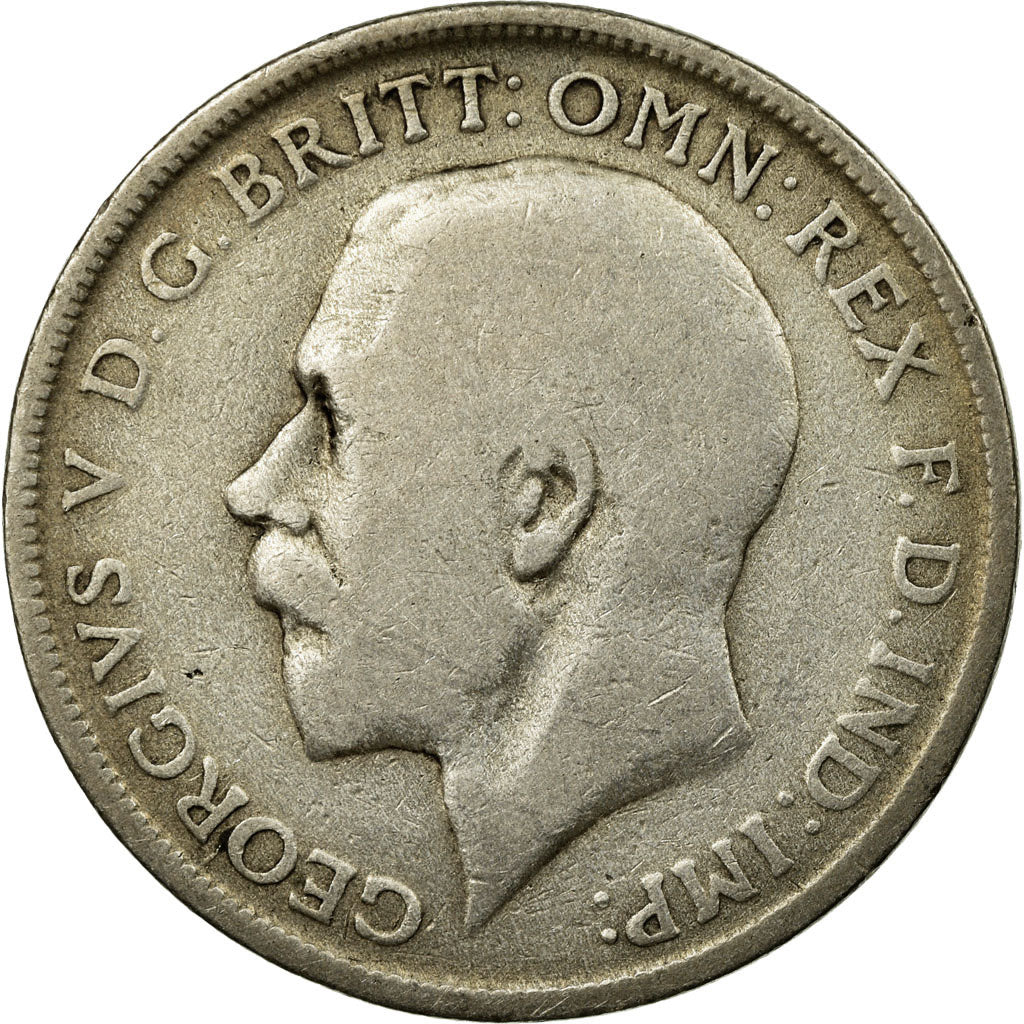 Münze, Großbritannien, George V, Florin, Two Shillings, 1920, S+, Silber