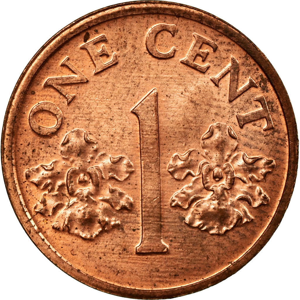 Munten, Singapur, Cent, 1989, British Royal Mint, PR, Bronze, KM:49