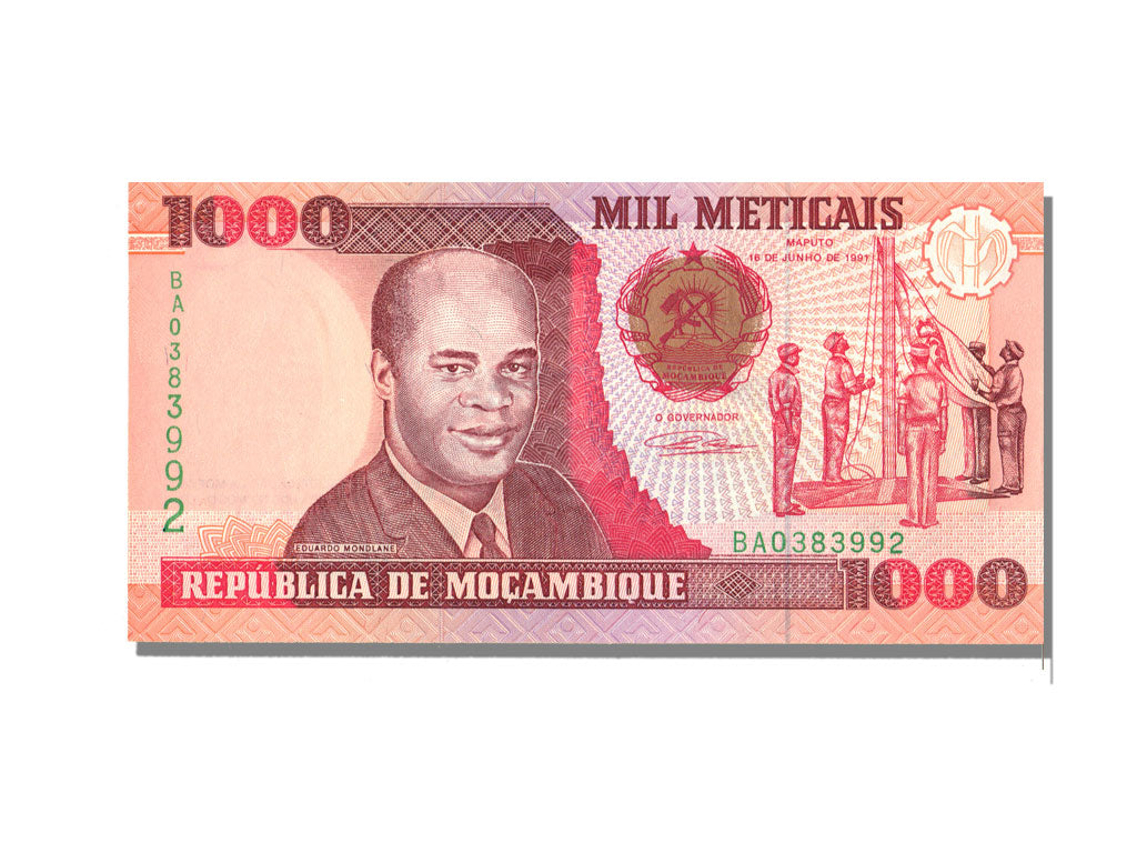Banknote, Mozambique, 1000 Meticais, 1991, 1991-06-16, UNC(65-70)