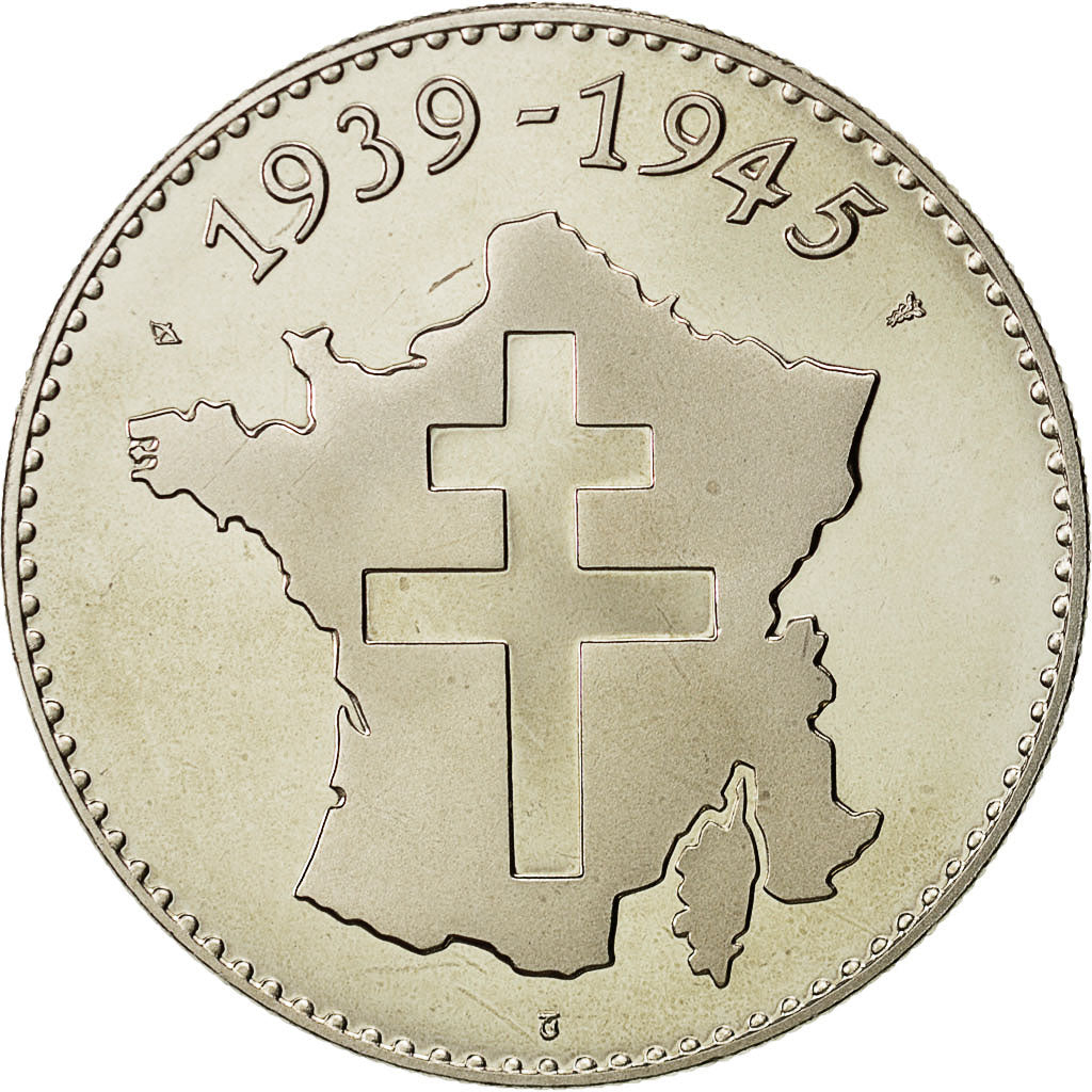 Francja, medal, 1939-1945, Bir-Hakeim, Miedzionikiel, Jimenez, MS(60-62)