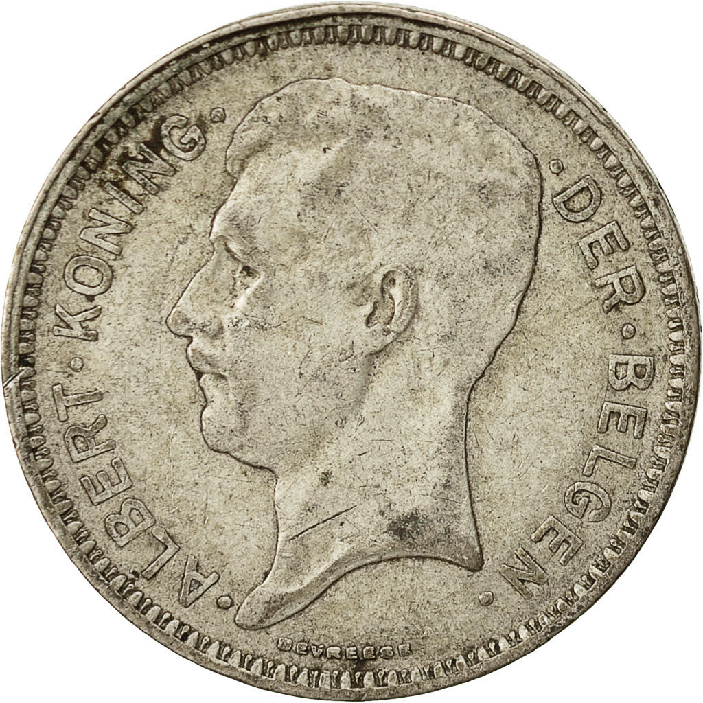 Monnaie, Belgique, 20 Francs, 20 Frank, 1934, TTB, Argent, KM:104.1