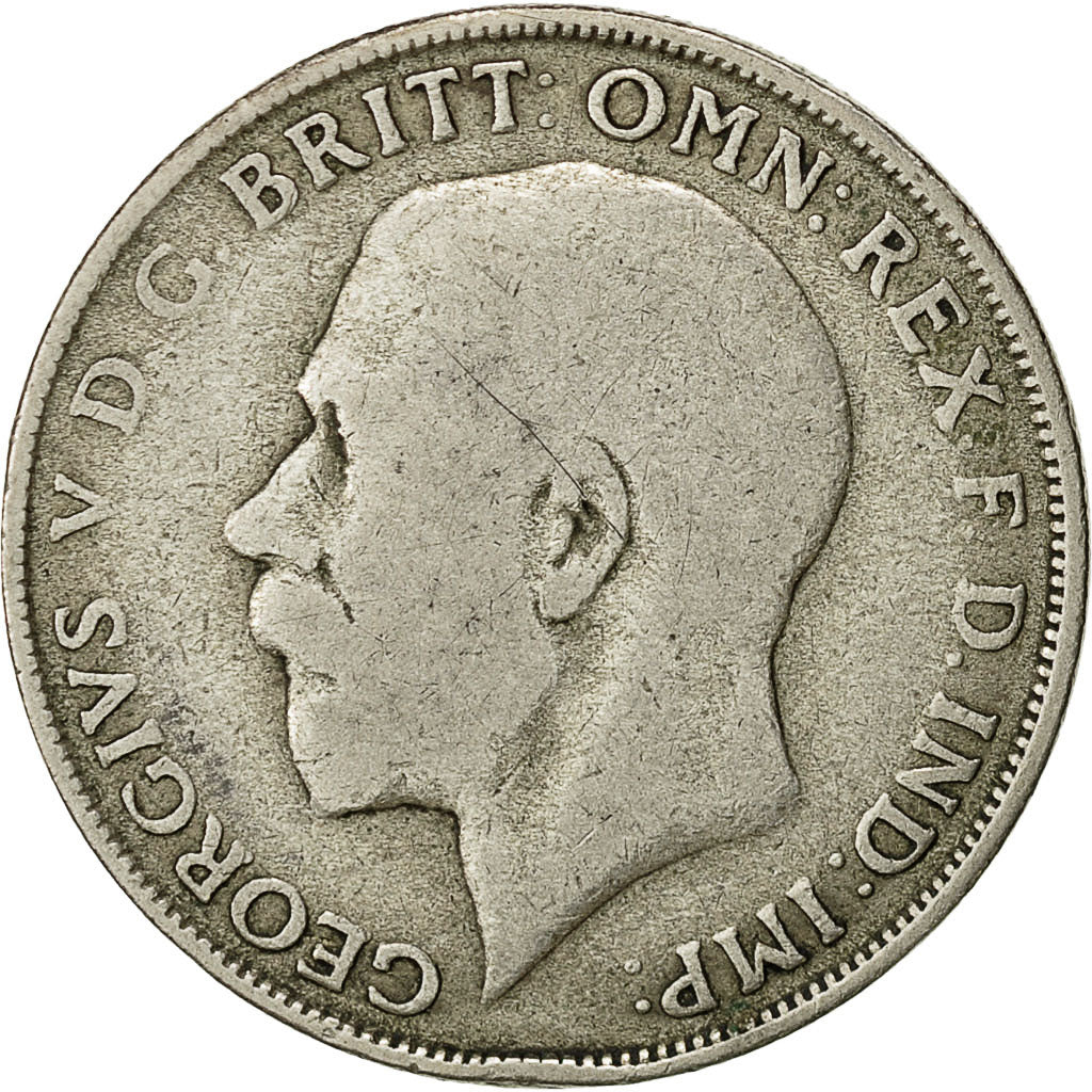 Moneta, Gran Bretagna, George V, Florin, Two Shillings, 1922, MB, Argento