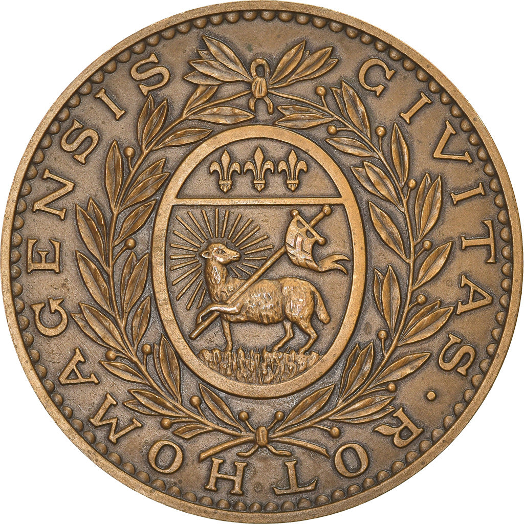 France, Médaille, Grande Carve de Rouen, 1938, Turin, SPL, Bronze