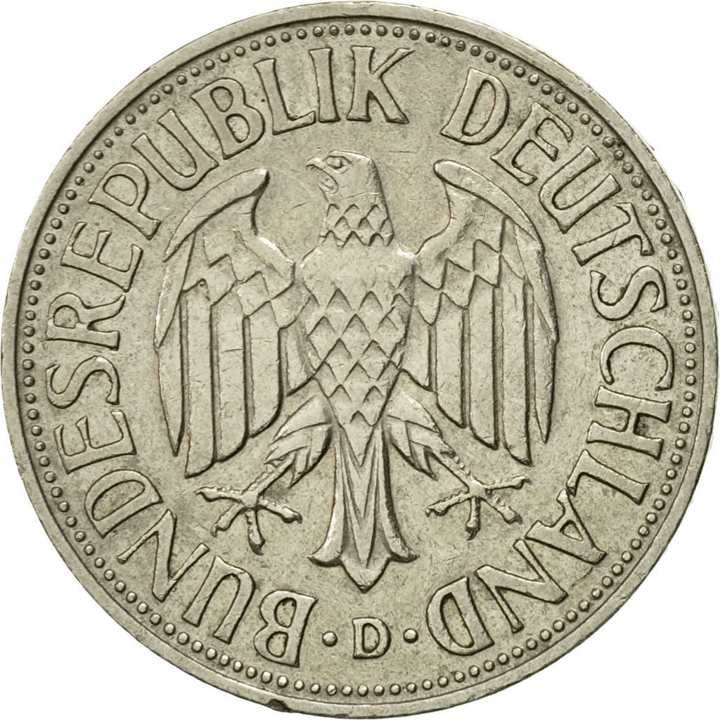 Moneta, Niemcy - RFN, Mark, 1950, Munich, EF(40-45), Miedź-Nikiel, KM:110
