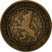 Moneda, Países Bajos, William III, Cent, 1881, MBC, Bronce, KM:107.1