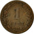 Moneta, Holandia, William III, Cent, 1881, EF(40-45), Bronze, KM:107.1