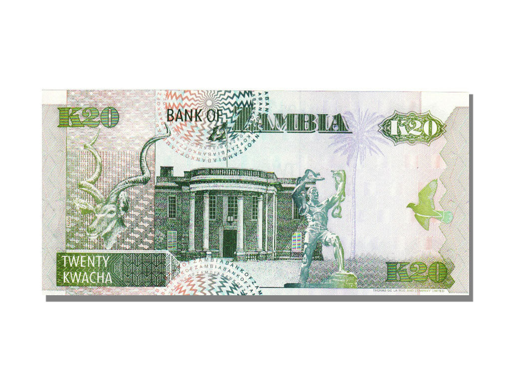 Banknote, Zambia, 20 Kwacha, 1992, UNC(65-70)