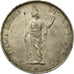 Coin, ITALIAN STATES, LOMBARDY-VENETIA, 5 Lire, 1848, Milan, AU(50-53), Silver