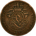 Moneta, Belgia, Leopold II, 2 Centimes, 1873, VF(30-35), Miedź, KM:35.1