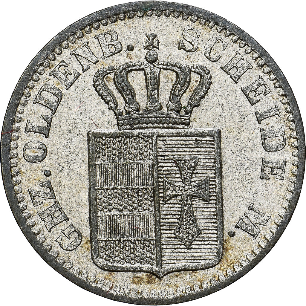 Coin, German States, OLDENBURG, Nicolaus Friedrich Peter, 1/2 Groschen, 1869