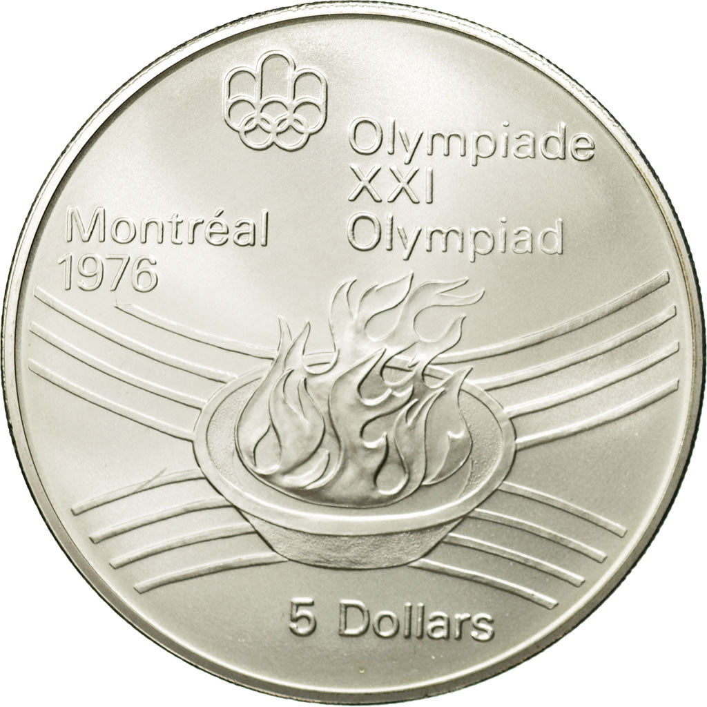 Moneta, Canada, Elizabeth II, 5 Dollars, 1976, Royal Canadian Mint, Ottawa, SPL