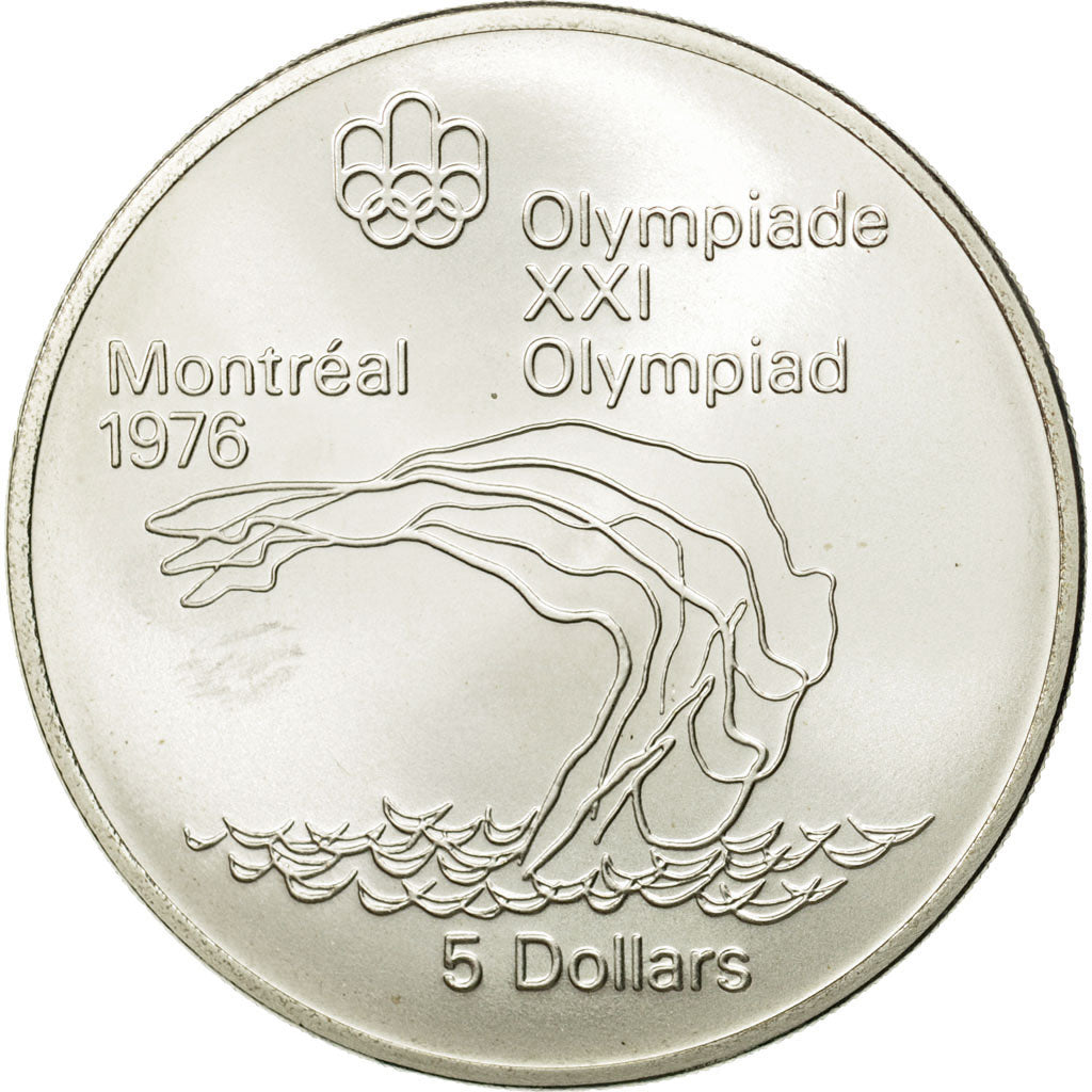 Moneta, Canada, Elizabeth II, 5 Dollars, 1975, Royal Canadian Mint, Ottawa, SPL