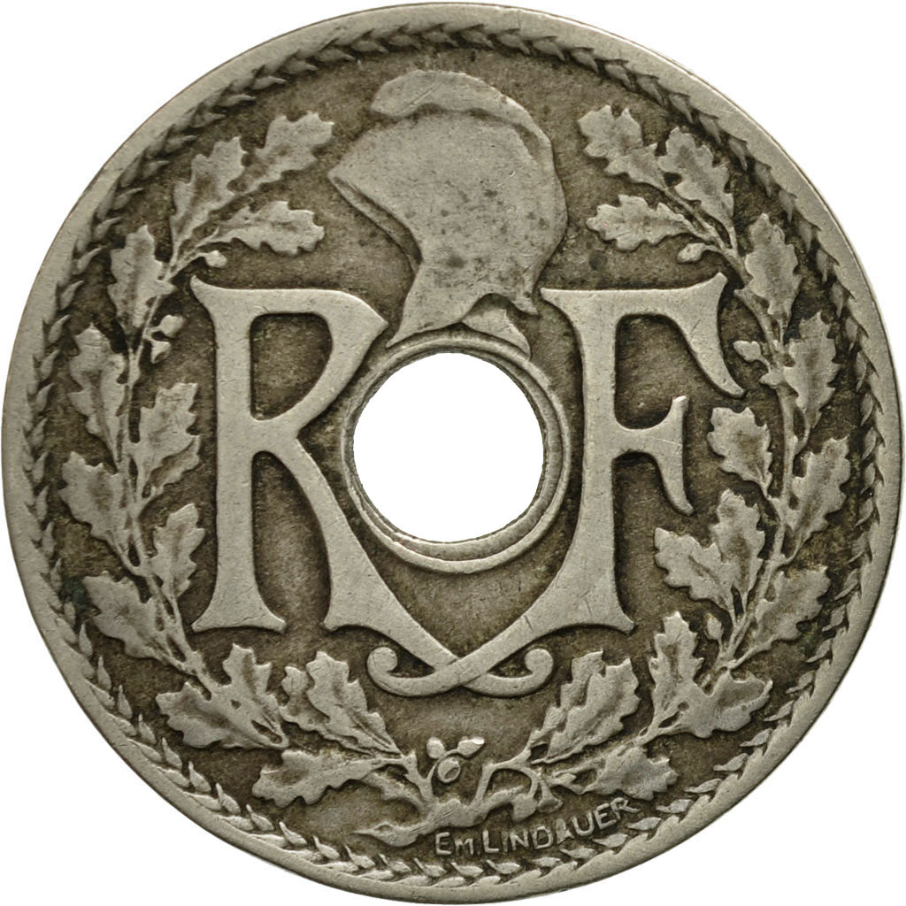 Moneta, Francia, Lindauer, 25 Centimes, 1920, BB, Rame-nichel, KM:867a