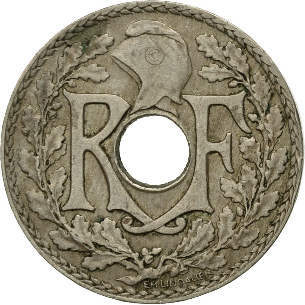 Coin, France, Lindauer, 10 Centimes, 1922, Paris, VF(30-35), Copper-nickel
