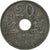 Moneda, Francia, État français, 20 Centimes, 1943, Paris, BC+, Cinc, KM:900.1
