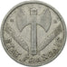 Monnaie, France, Bazor, Franc, 1944, Rouen, TB, Aluminium, Gadoury:471, KM:902.2