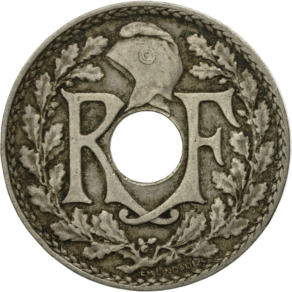 Moneta, Francia, Lindauer, 10 Centimes, 1920, Paris, MB, Rame-nichel, KM:866a