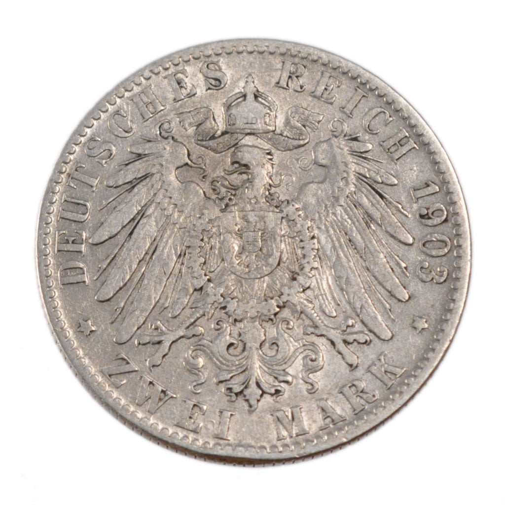 Coin, German States, HAMBURG, 2 Mark, 1903, Hamburg, EF(40-45), Silver, KM:612