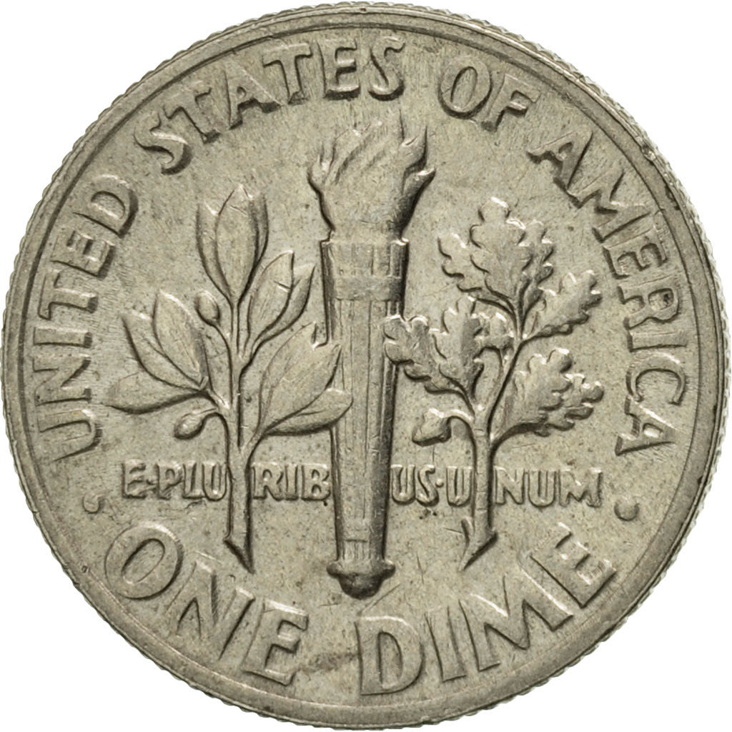 Monnaie, États-Unis, Roosevelt Dime, Dime, 1970, U.S. Mint, Denver, TTB+