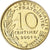 Moneta, Francia, Marianne, 10 Centimes, 2001, Paris, BU, FDC, Alluminio-bronzo
