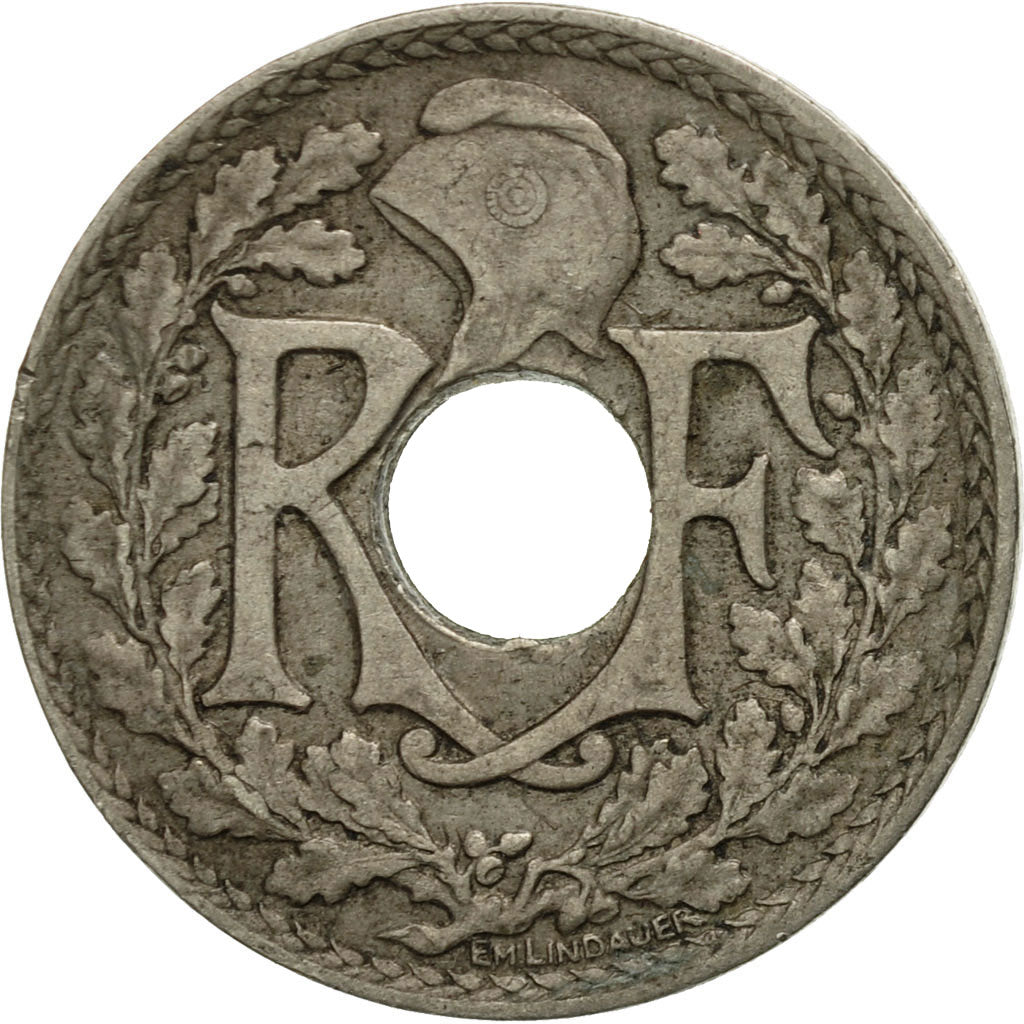 Coin, France, Lindauer, 10 Centimes, 1924, Poissy, VF(30-35), Copper-nickel
