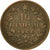 Coin, Italy, Vittorio Emanuele II, 10 Centesimi, 1866, Naples, EF(40-45)