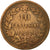 Munten, Italië, Umberto I, 10 Centesimi, 1893, Rome, FR+, Koper, KM:27.2