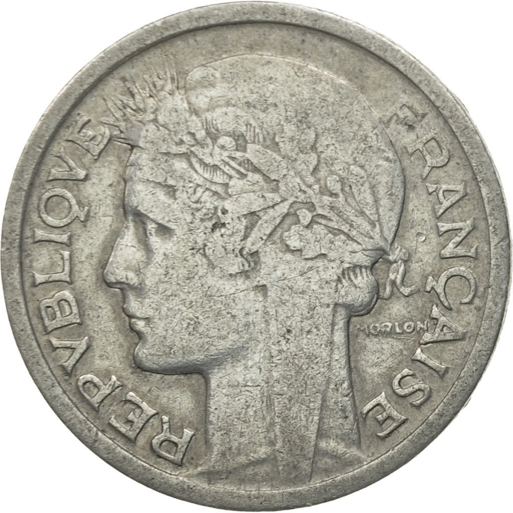 Münze, Frankreich, Morlon, Franc, 1945, Castelsarrasin, S, Aluminium