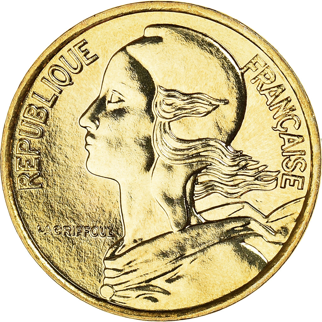 Coin, France, Marianne, 5 Centimes, 2001, Paris, BU, MS(65-70), Aluminum-Bronze