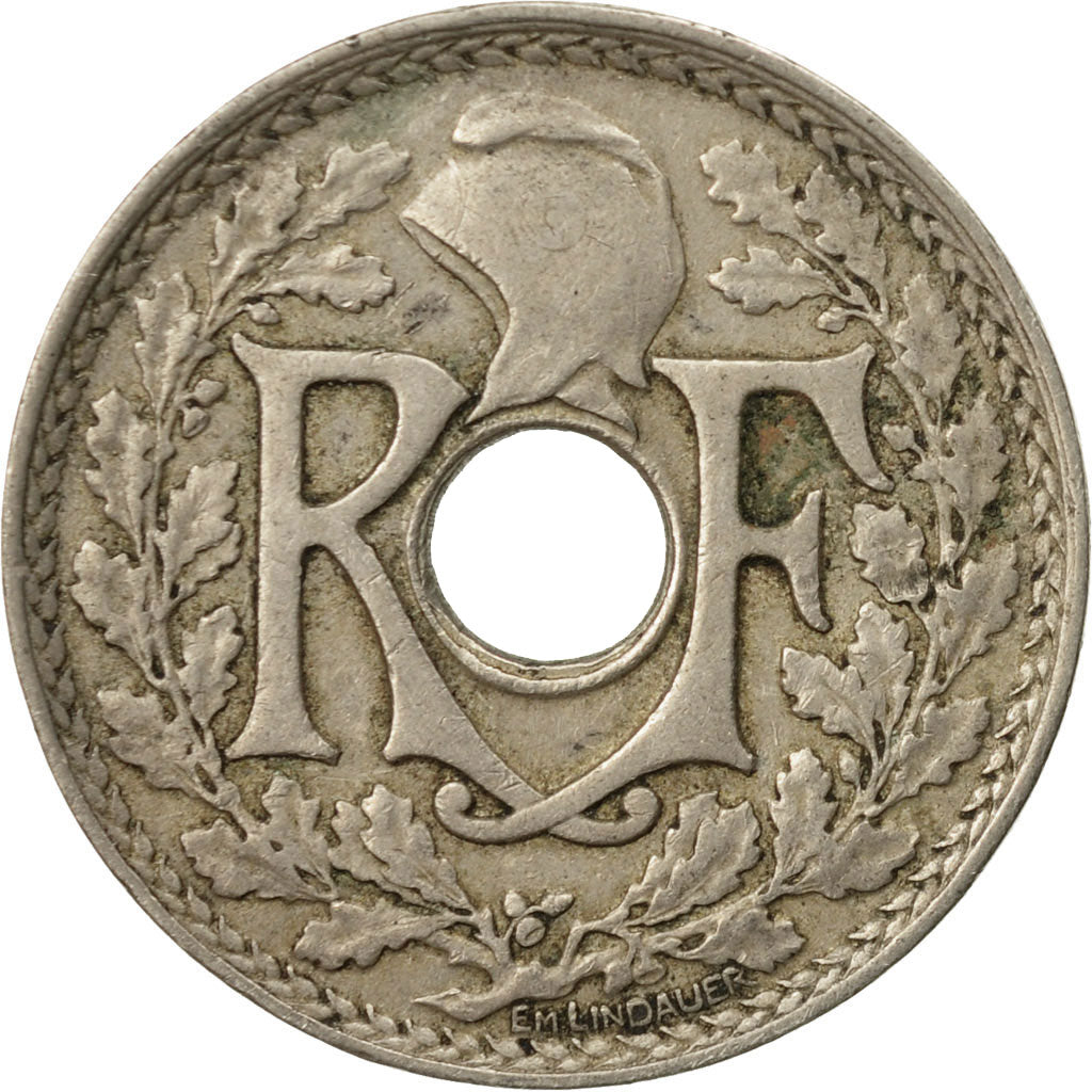 Monnaie, France, Lindauer, 25 Centimes, 1919, TB+, Copper-nickel, Gadoury:380