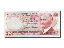 Banknote, Turkey, 20 Lira, 1970, UNC(65-70)