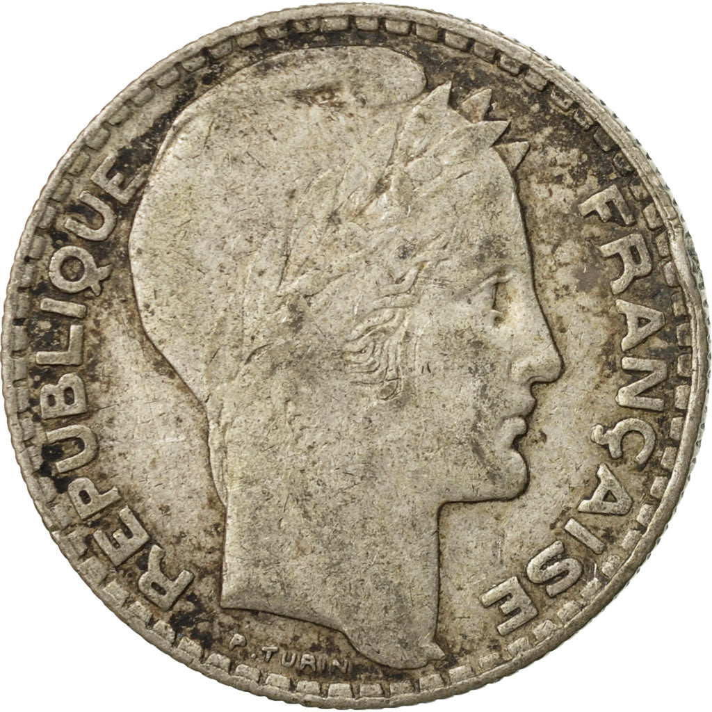 Coin, France, Turin, 10 Francs, 1933, Paris, VF(20-25), Silver, KM:878