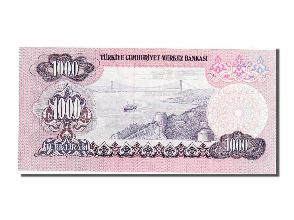 Billet, Turquie, 1000 Lira, 1970, NEUF