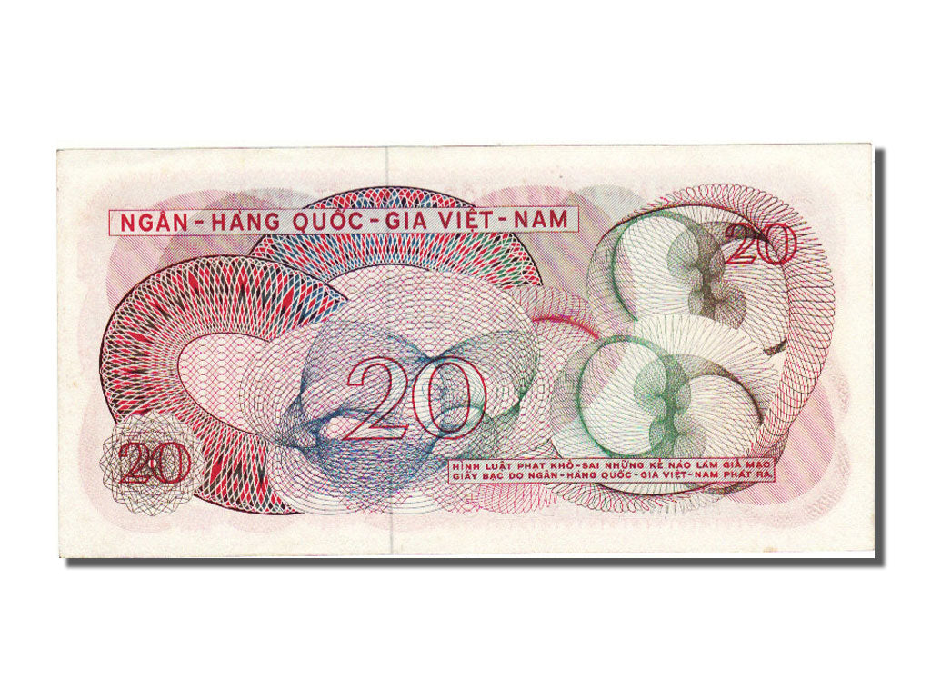 Banknote, South Viet Nam, 20 Dông, 1969, UNC(65-70)