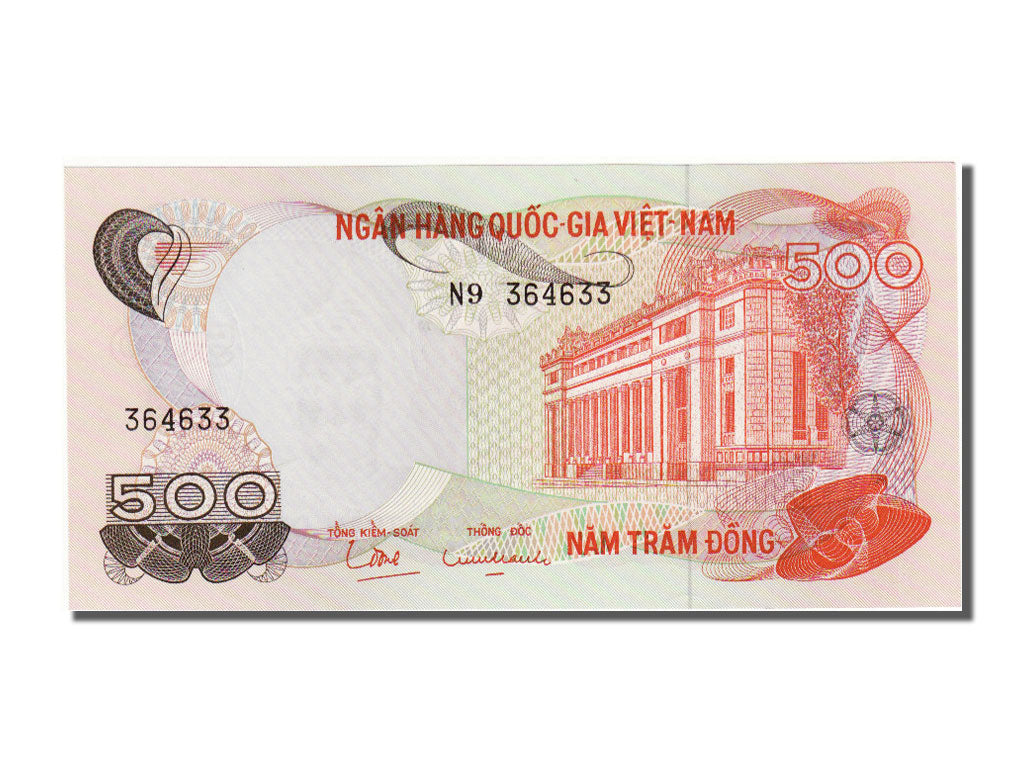 Banknote, South Viet Nam, 500 Dông, 1970, UNC(65-70)