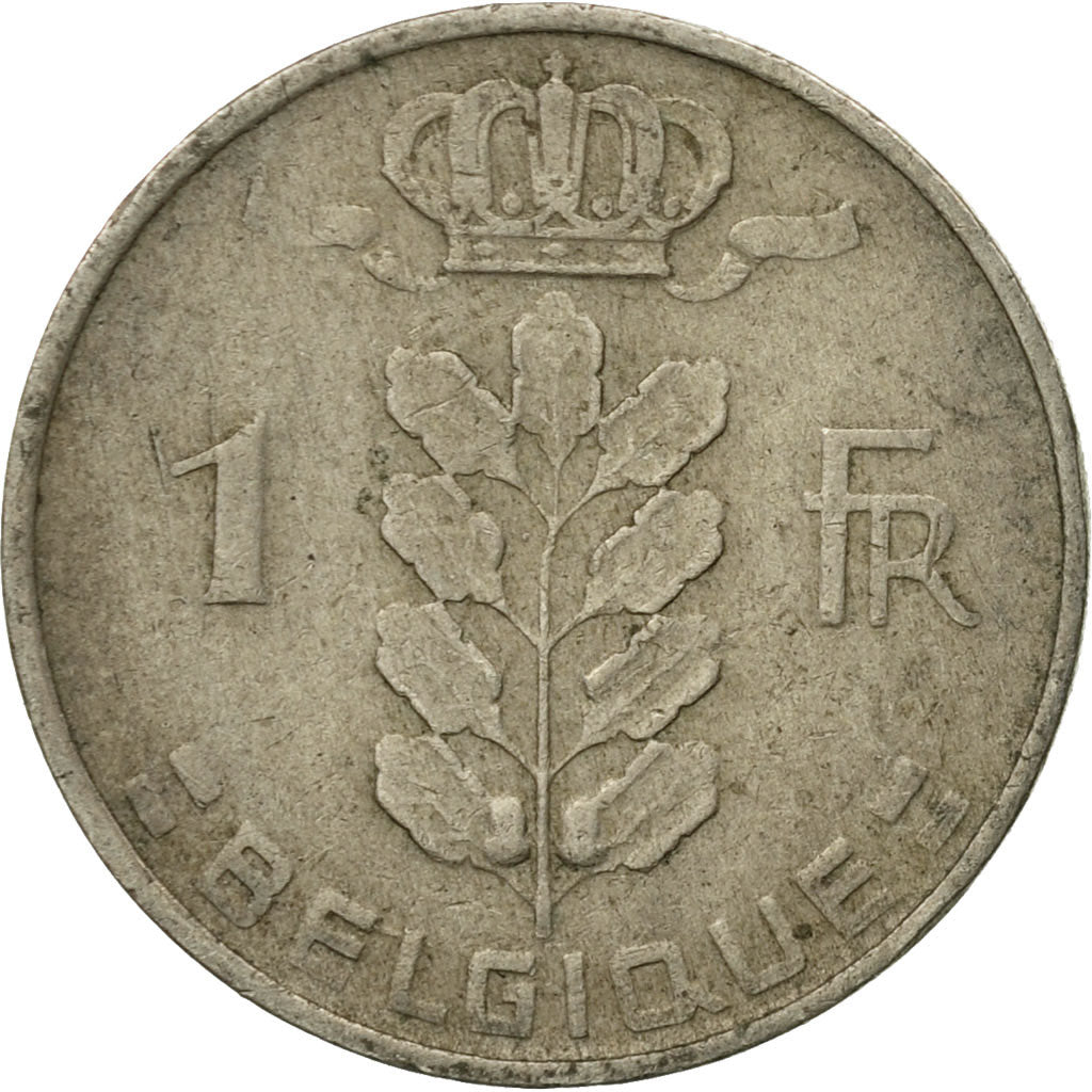 Münze, Belgien, Franc, 1962, S+, Copper-nickel, KM:142.1