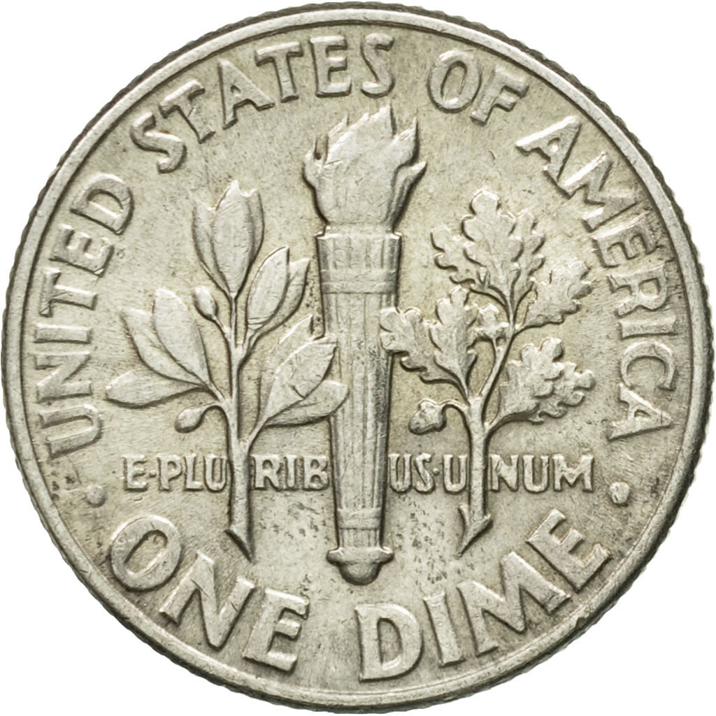 Coin, United States, Roosevelt Dime, Dime, 1948, U.S. Mint, Philadelphia