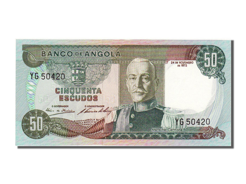 Banknote, Angola, 50 Escudos, 1972, 1972-11-24, UNC(65-70)