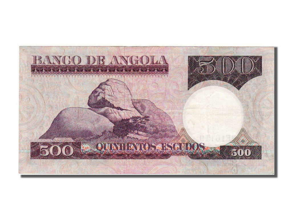Banknote, Angola, 500 Escudos, 1973, 1973-06-10, AU(50-53)