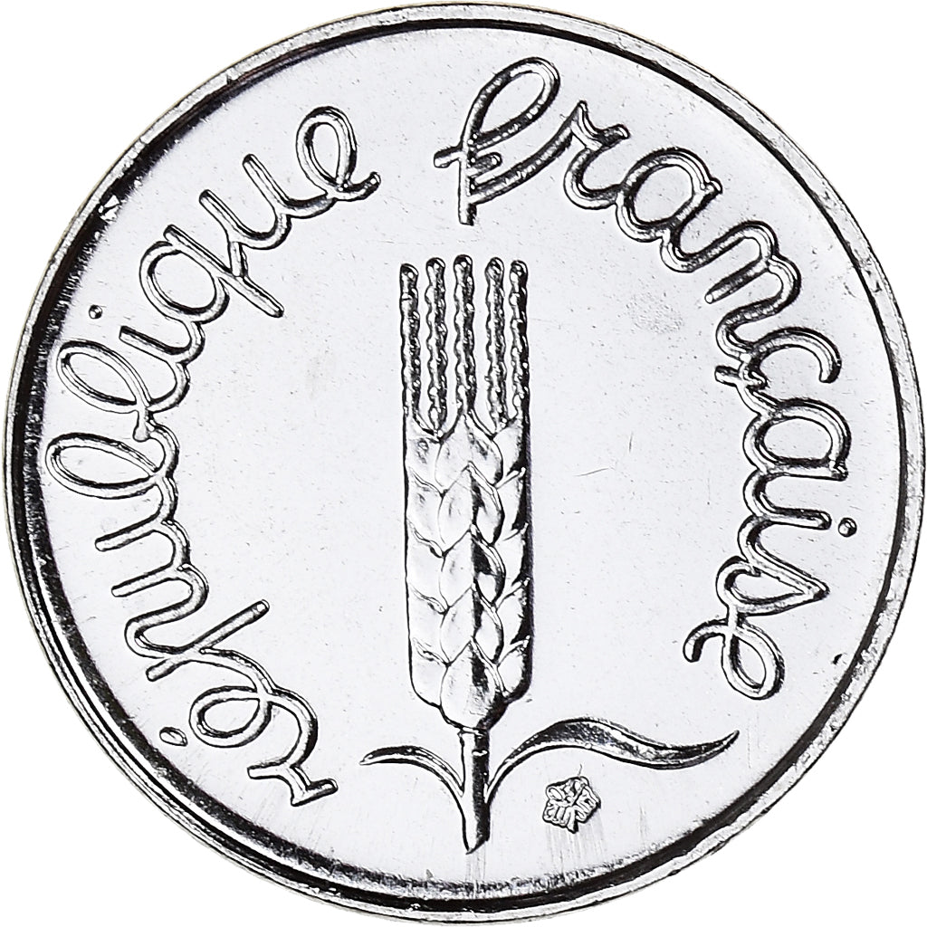Moeda, França, Épi, Centime, 2001, Paris, BU, MS(65-70), Aço Inoxidável